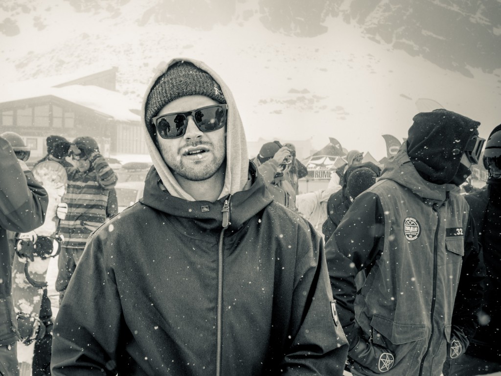 In 2009 Keith McIntosh was tragicalled killed in an avalanche whilst on a test week in Kaunertal. Each year to celebrate and remember the life of Keith all attendees of the week do a lap in Keith's honour. Here Billy Morgan gets prepared to show his respects.