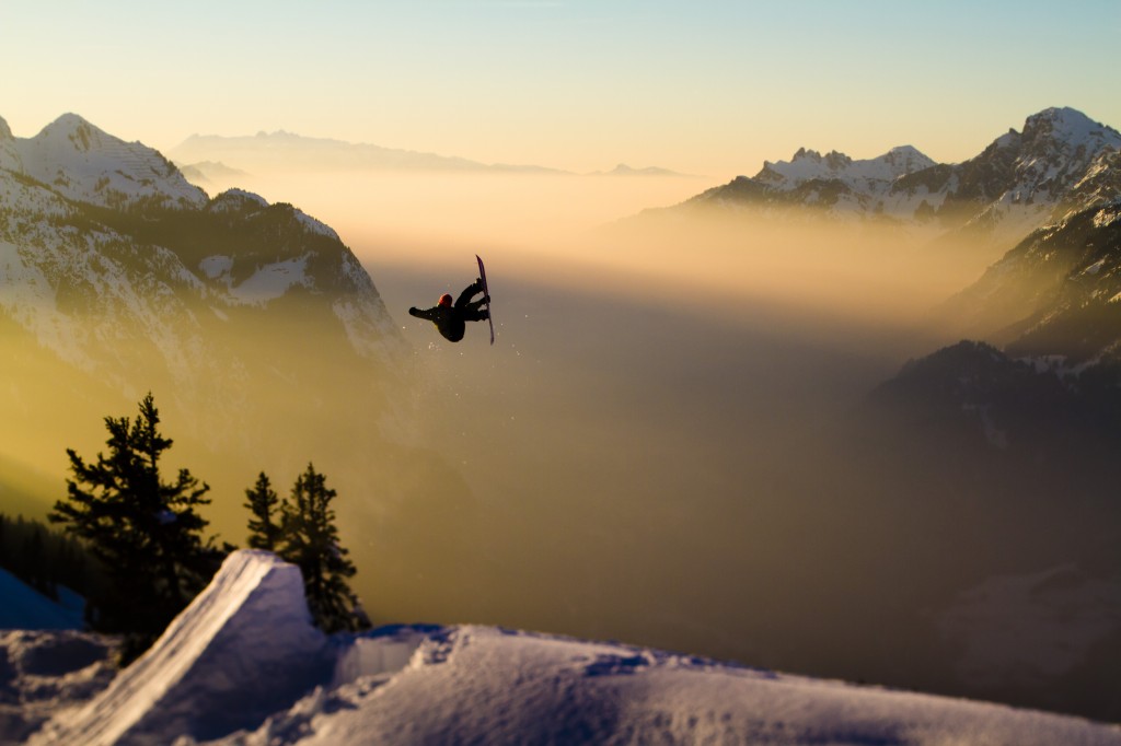 Jed Anderson away from the streets in Arlberg.