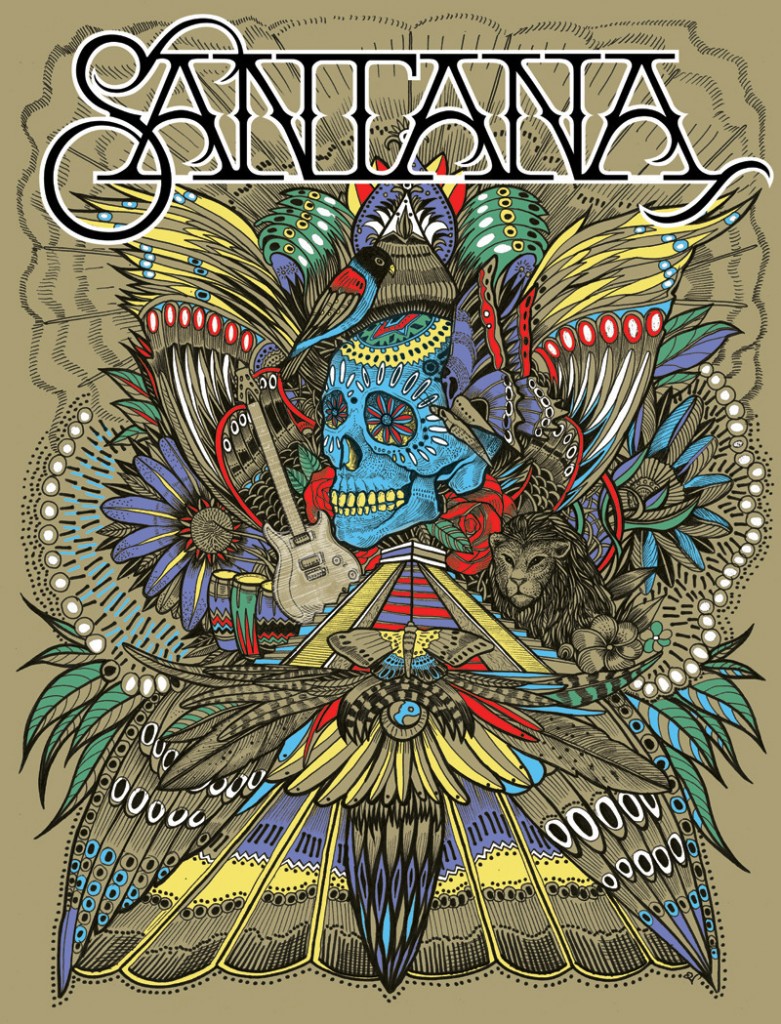 Santana artwork by PJ