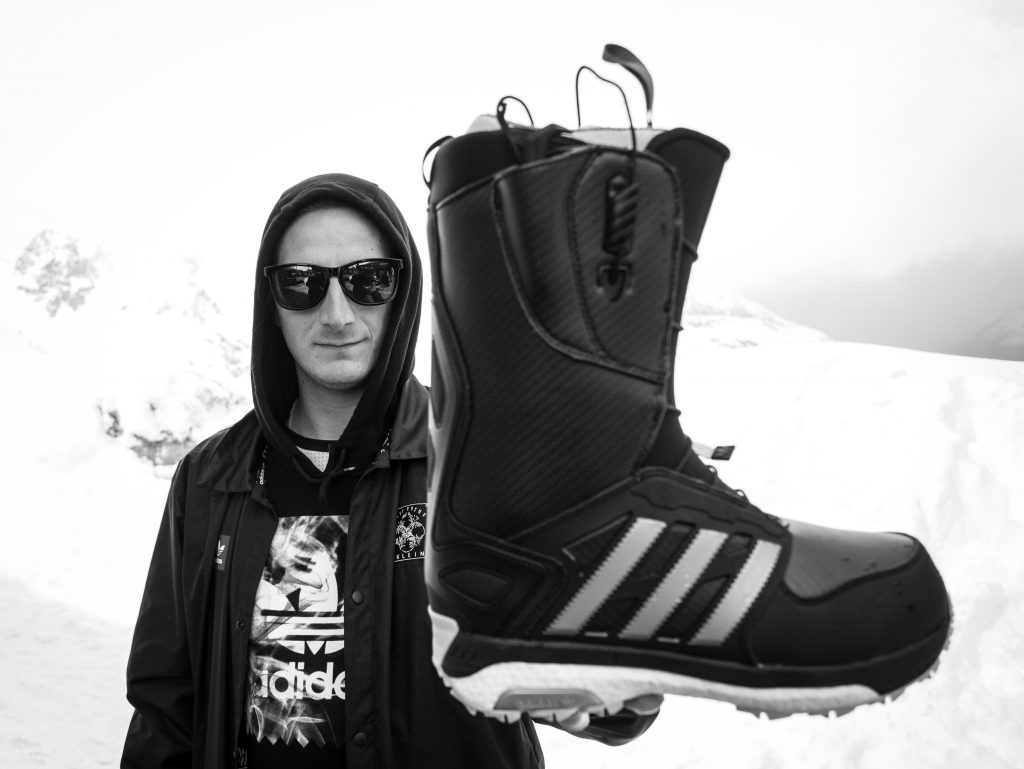 Chris Chatt stoked to be headhunted by adidas snowboarding. These boots are sick